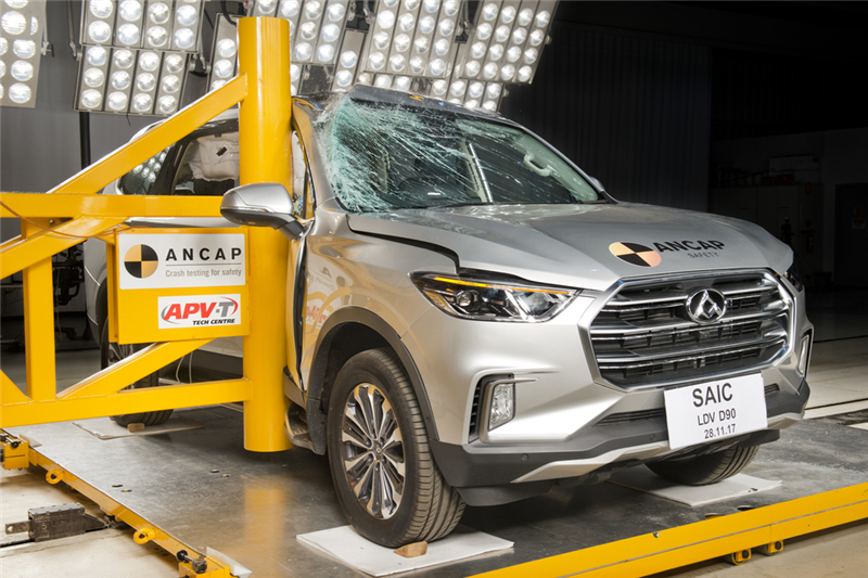 接力T60五星！jbo竞博大通D90再获澳大利亚ANCAP清静五星评级