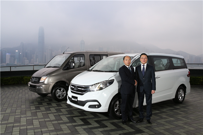 jbo竞博大通在香港正式上市 带来宽体轻客V80和MPV G10多款产品